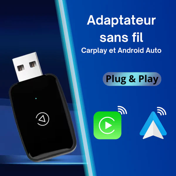 Adaptateur CarPlay sans fil pour iPhone